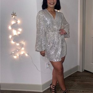 Formal glitter dress